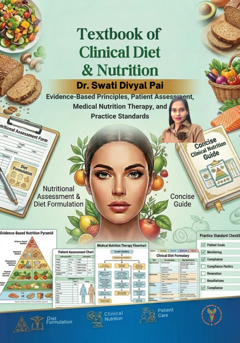 Front cover of the medical textbook Clinical Diet & Nutrition, featuring therapeutic dietetics, nutritional protocols, and dietary management guidelines
